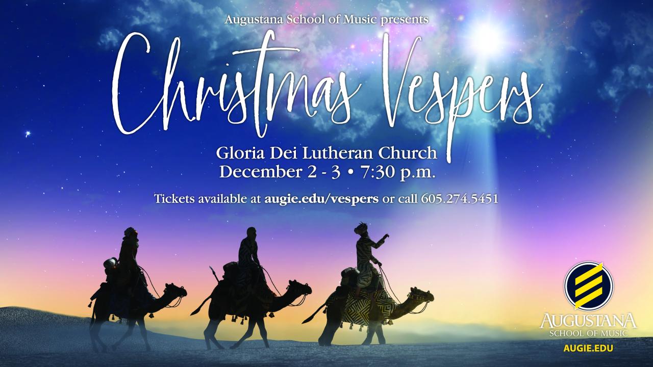 Augustana University School of Music Presents Christmas Vespers 2022